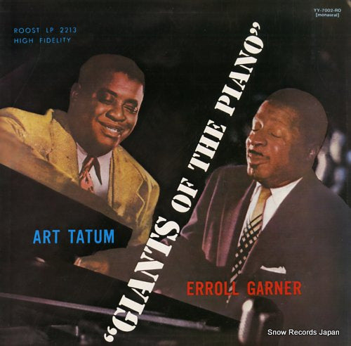 TATUM, ART / ERROLL GARNER giants of the piano YY-7002-RO