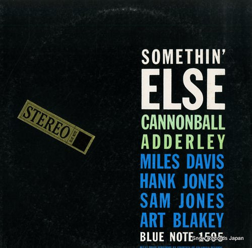 ADDERLEY, CANNONBALL somethin' else BST-81595