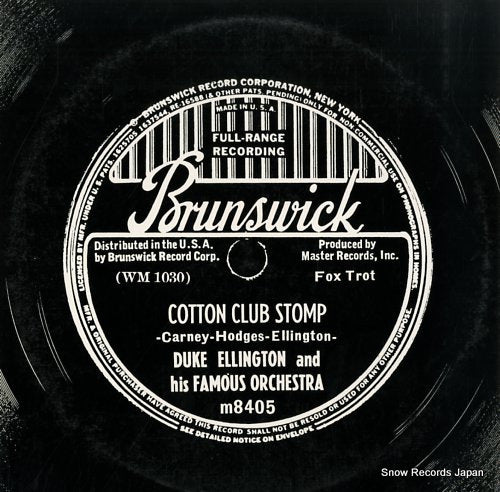 ELLINGTON, DUKE cotton club stomp 38AP2993-4