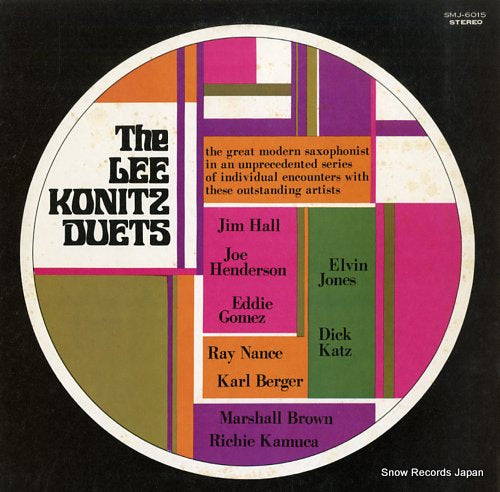 KONITZ, LEE the lee konitz duets SMJ-6015