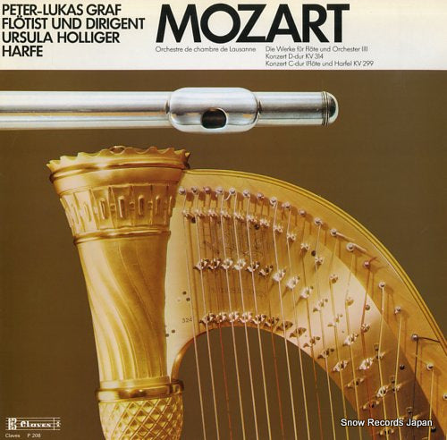 GRAF, PETER-LUKAS mozart; die werke fur flote und orchester (ii) P208