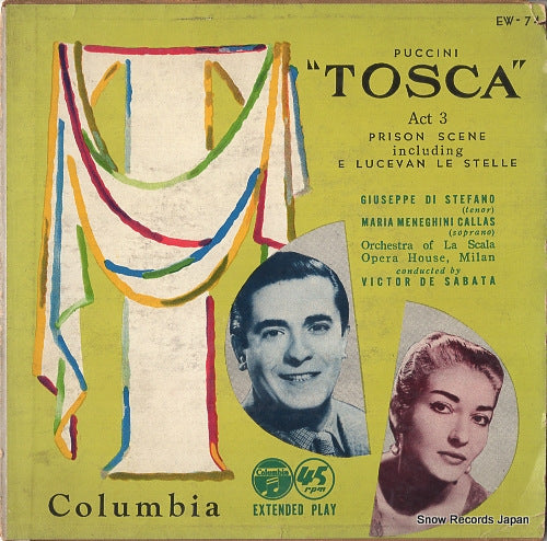 SABATA, VICTOR DE puccini; tosca act 3 EW-74