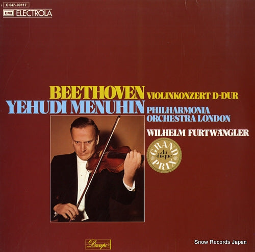 MENUHIN, YEHUDI beethoven; violinkonzert d-dur 1C047-00117