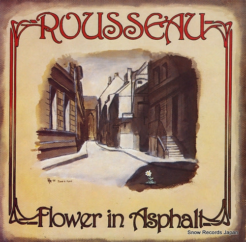 ROUSSEAU flower in asphalt SD18003