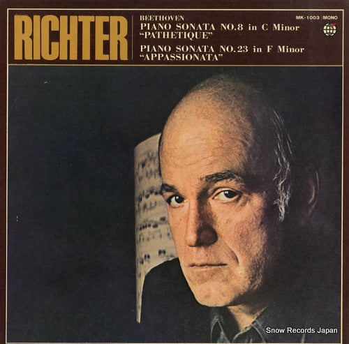RICHTER, SVIATOSLAV beethoven; piano sonata no.8 "pathetique" MK-1003