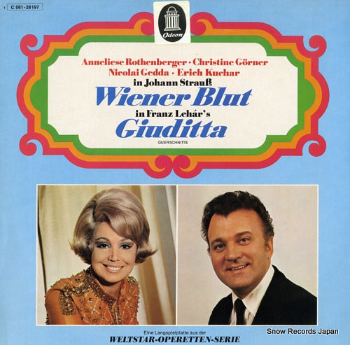 MATTES, WILLY johann strauss; wiener blut / lehar; giuditta 1C061-28197