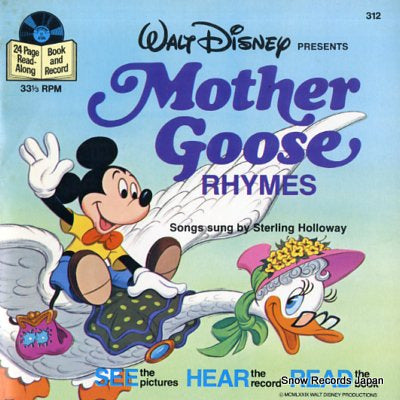 WALT DISNEY mother goose rhymes 312