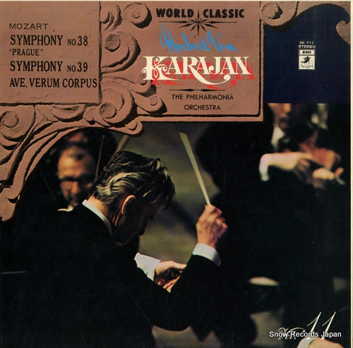 KARAJAN, HERBERT VON mozart; symphony no.38 "prague" & no.39 SK-711