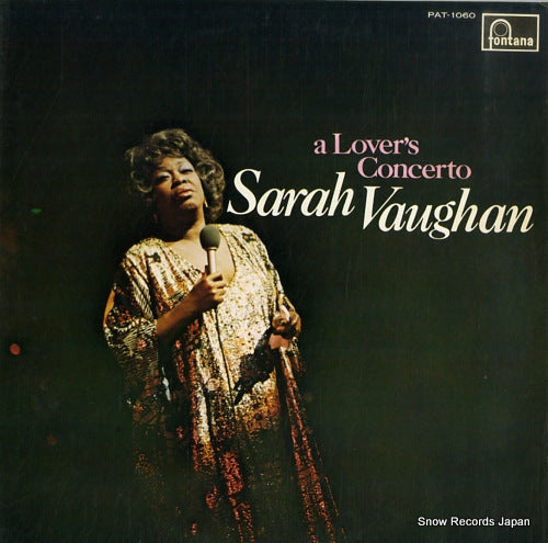 VAUGHAN, SARAH a lover's concerto PAT-1060