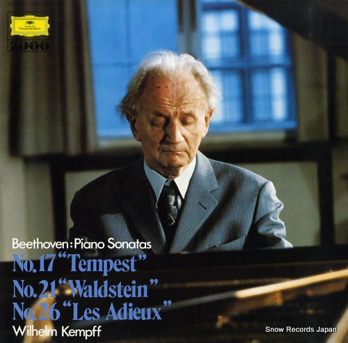 KEMPFF, WILHELM beethoven; piano sonatas no.17 "tempest" 20MG0376