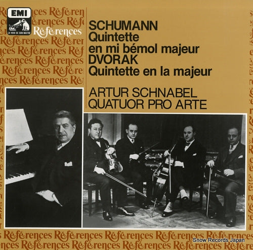 SCHNABEL, ARTUR schumann; quintette en mi bemol majeur 2909651