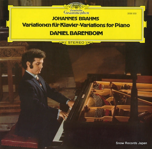 BARENBOIM, DANIEL brahms; variations for piano 2530335