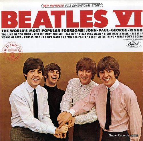 BEATLES, THE beatles vi ST2358