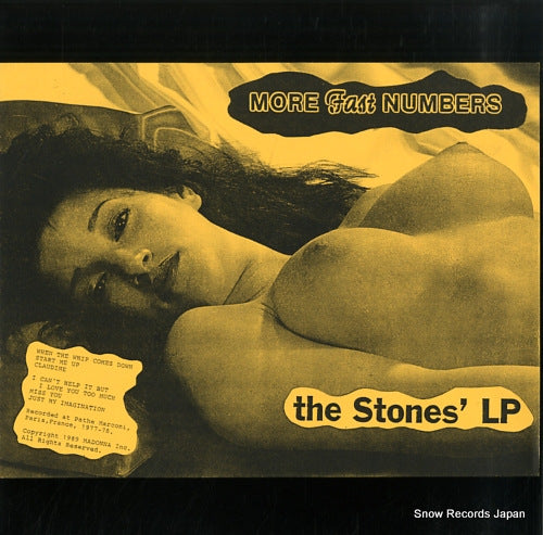 ROLLING STONES, THE more fast numbers / the stones' lp RS7778