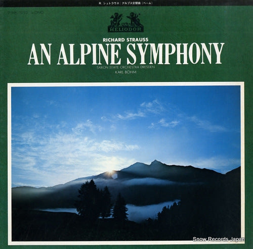 BOHM, KARL strauss; an alpine symphony MH5032