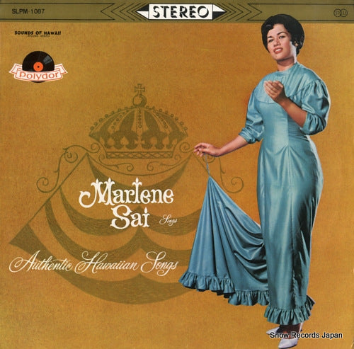 SAI, MARLENE marlene sai sings authentic hawaiian melodies SLPM-1087