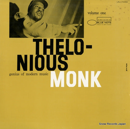 MONK, THELONIOUS genius of modern music LNJ70090