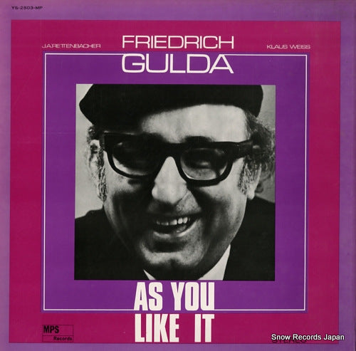 GULDA, FRIEDRICH as you like it YS-2503-MP