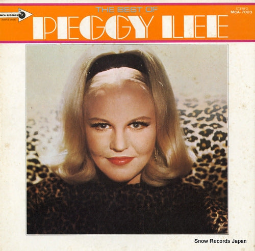 LEE, PEGGY the best of peggy lee MCA-7023