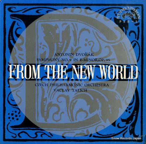 TALICH, VACLAV dvorak; symphony no.9 in e minor, op.95 "from the new world" PSH-1