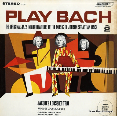 JACQUES LOUSSIER TRIO, THE play bach vol.2 PS288