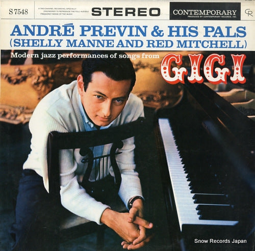 PREVIN, ANDRE modern jazz performances of songs from gigi S7548