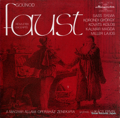 LUKACS, ERVIN gounod; faust -reszletek SLPX11712