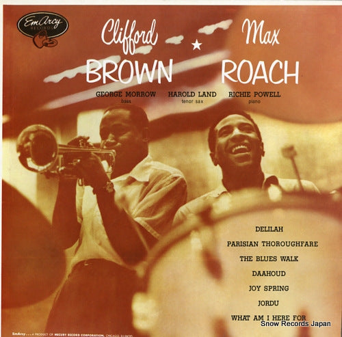 BROWN, CLIFFORD, AND MAX ROACH clifford brown and max roach EVER-1007(M)