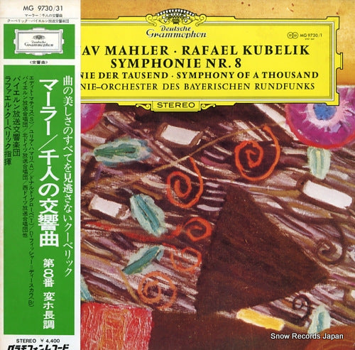 KUBELIK, RAFAEL mahler; symphonie nr.8 MG9730/31