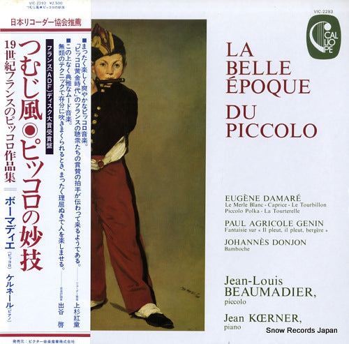 BEAUMADIER, JEAN-LOUIS la belle epoque du piccolo VIC-2293