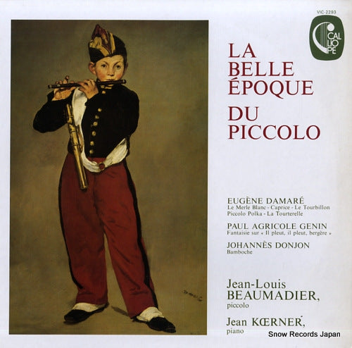 BEAUMADIER, JEAN-LOUIS la belle epoque du piccolo VIC-2293