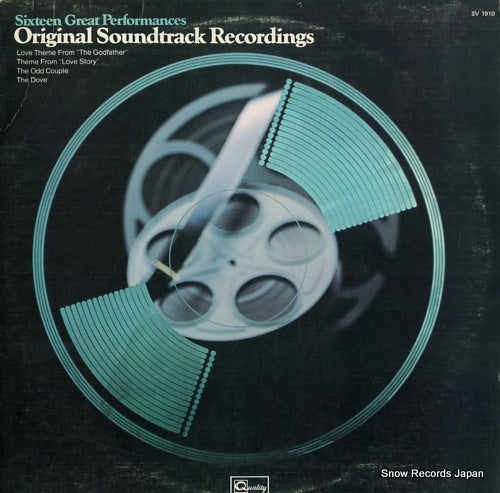 SOUNDTRACK sixteen great performances original soundtrack recordings SV1910