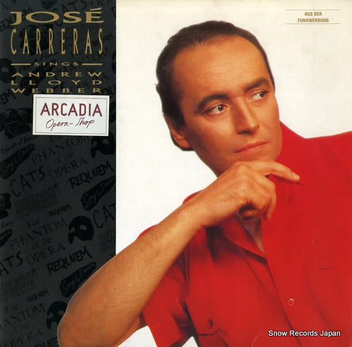 CARRERAS, JOSE jose carreras sings andrew lloyd webber 256924-1