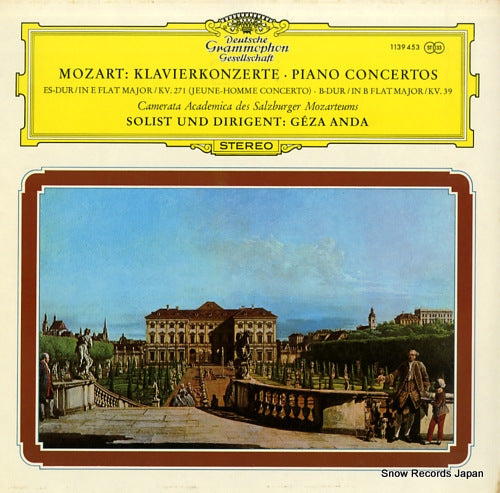 ANDA, GEZA mozart; klavierkonzertepiano concertos es-dur 1139453