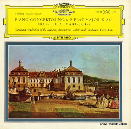 ANDA, GEZA mozart; piano concertos no.6, b flat major, k.238 138824