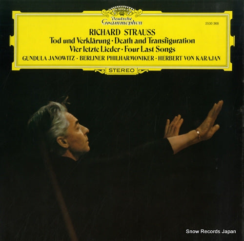 KARAJAN, HERBERT VON richard strauss; death and transfiguration 2530368
