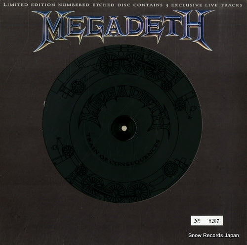 MEGADETH train of consequences 12CL730