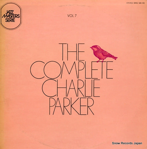 PARKER, CHARLIE the complete charlie parker vol.7 BYG529135