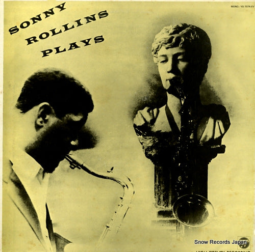 ROLLINS, SONNY sonny rollins plays YS-7074-EV