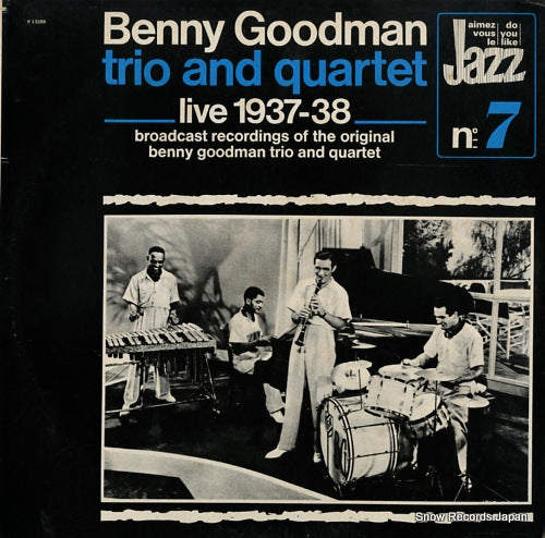 GOODMAN, BENNY benny goodman trio and quartet live 1937-38 P13289
