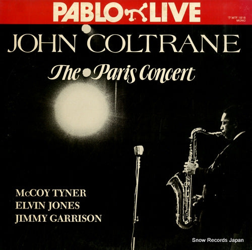 COLTRANE, JOHN the paris concert MTF1816