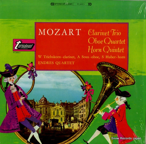 ENDRES QUARTET mozart; clarinet trio, oboe quartet, horn quintet TV34035S