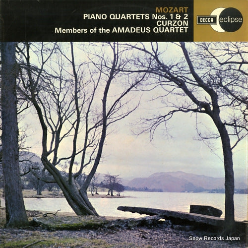 CURZON, CLIFFORD mozart; piano quartets nos.1 & 2 ECS523