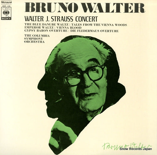 WALTER, BRUNO johann strauss; the blue danube waltz SOCF126