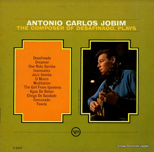 JOBIN, ANTONIO CARLOS the composer of desafinado, plays V-8547