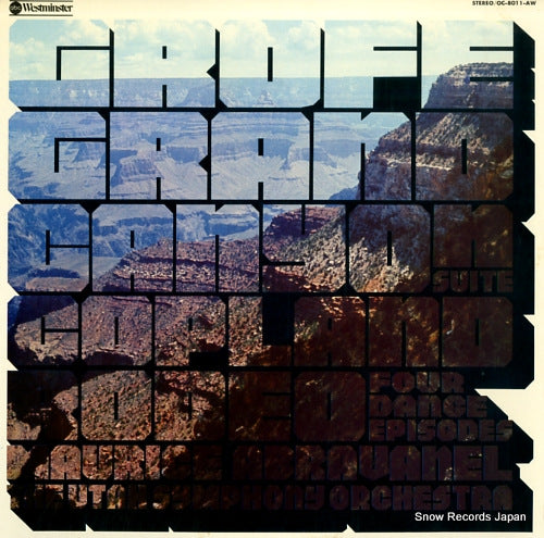 ABRAVANEL, MAURICE grofe; grand canyon suite OC-8011-AW