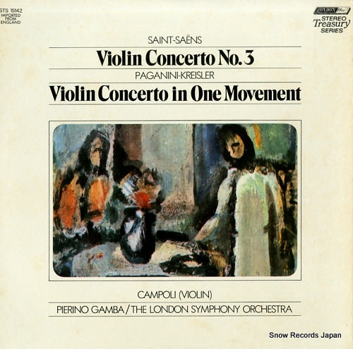 CAMPOLI saint-saens; violin concerto no.3 STS15142