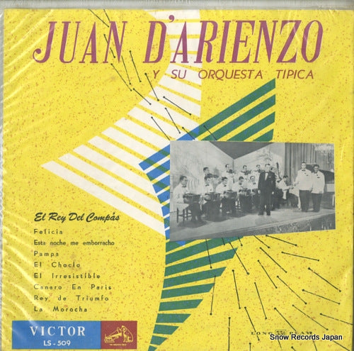 D'ARIENZO, JUAN el rey del compas LS-509