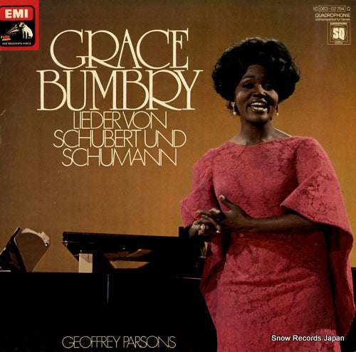 BUMBRY, GRACE grace bumbry singt lieder von schubert und schumann 1C063-02794Q