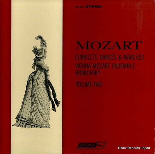 BOSKOVSKY, WILLI mozart; complete dances & marches volume two CS6413